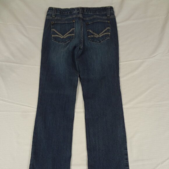 NINE WEST VINTAGE AMERICAN COLLECTION WOMENS BLUE JEANS SIZE 6 (28) K888 - Picture 1 of 4
